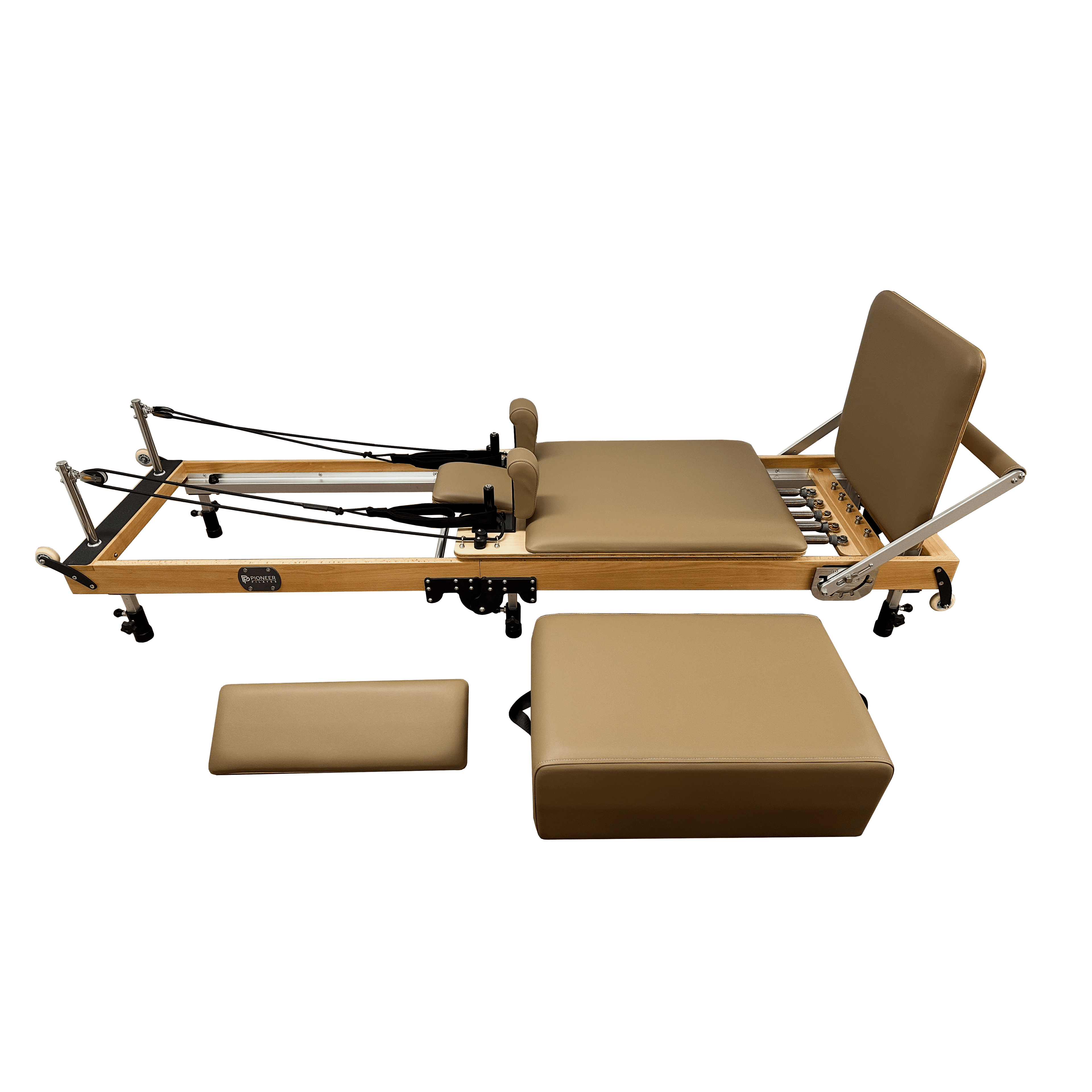 PP-07 Wooden Foldable Reformer | Pioneer Pilates