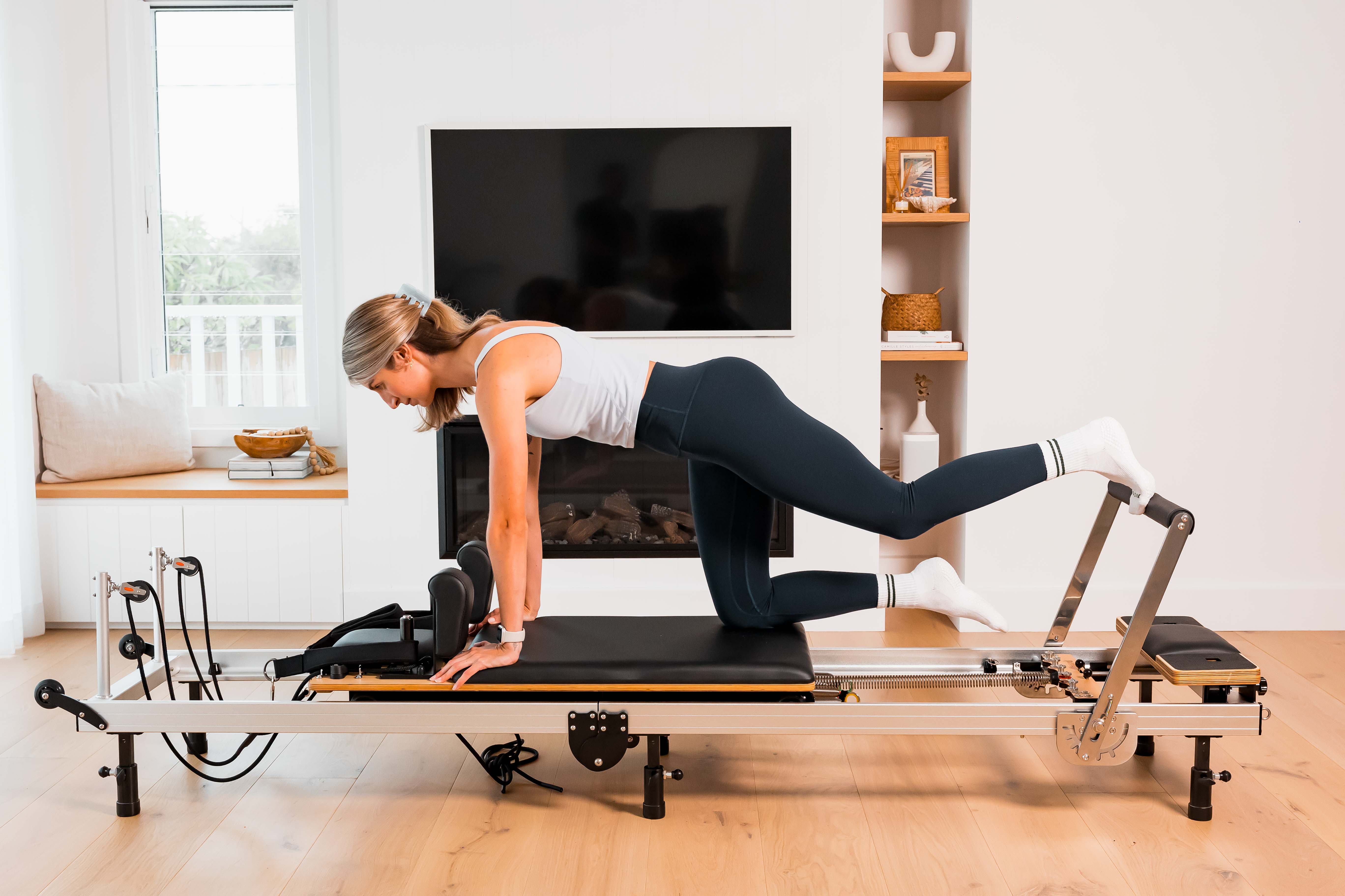 Best Foldable Pilates Reformer For Home PP 06 Metal Folding