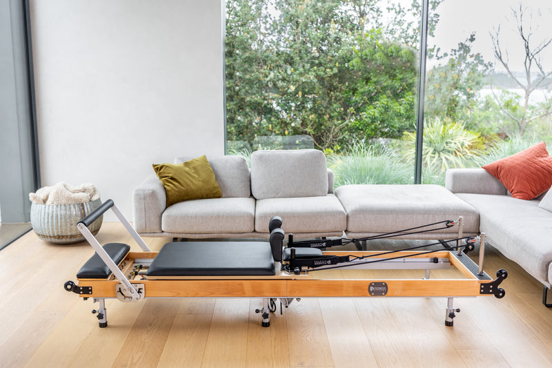 PP-07 Foldable Wood Reformer | Pioneer Pilates