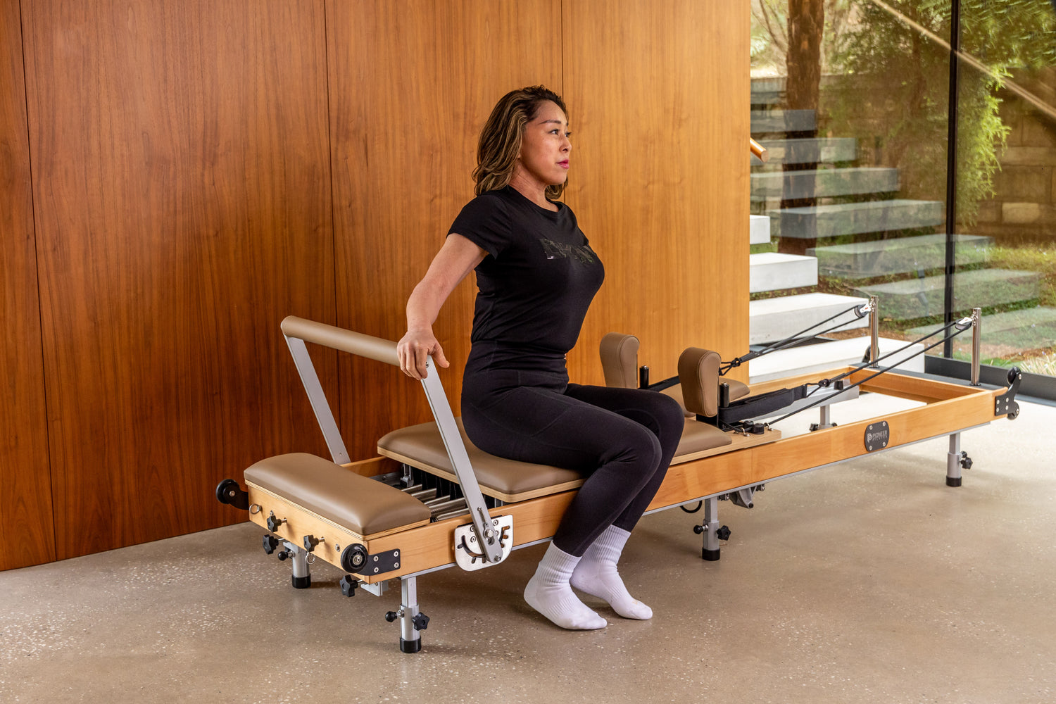 Pioneer Pilates Foldable Wood Reformer | PP-07